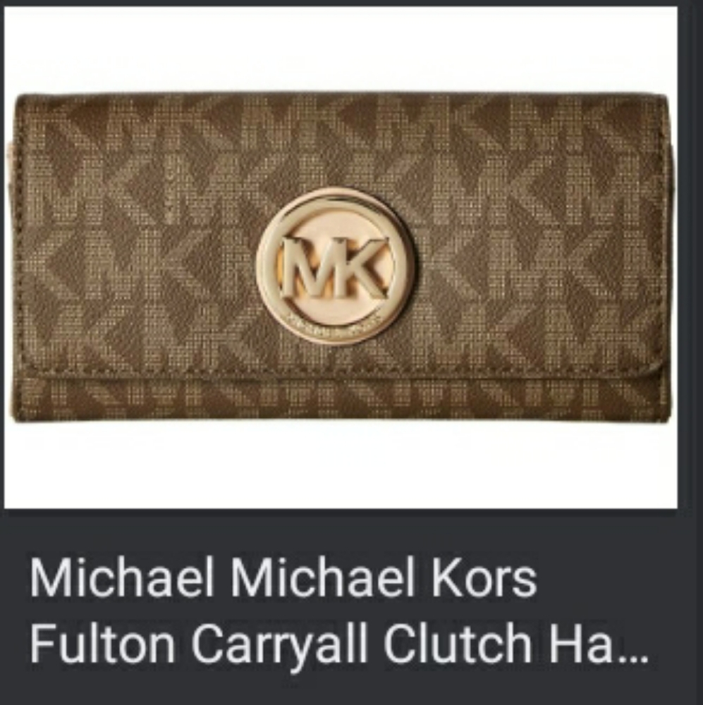 MK leather wallet